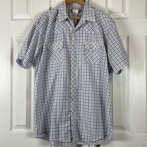 Wrangler Wrancher western cowboy pearl snap button down, men’s XLT